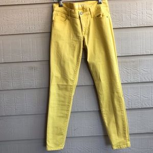 Yellow Skinny Jeans size 8